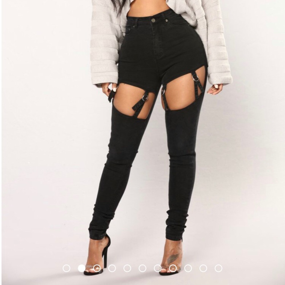 Fashion Nova That’s What’s Up Skinny Jeans Size 1